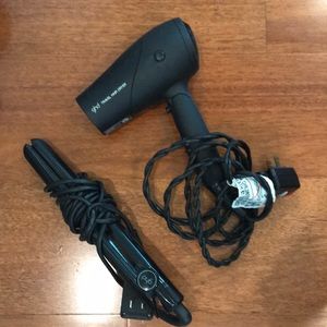 GHD FLAT IRON ANS HAIR DRYER